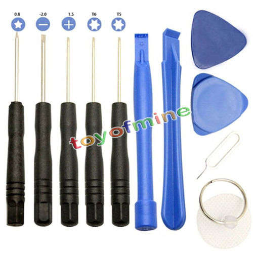 11 in 1 Opening Pry Repair Screwdrivers Tools kit set for cellphones and small tablets