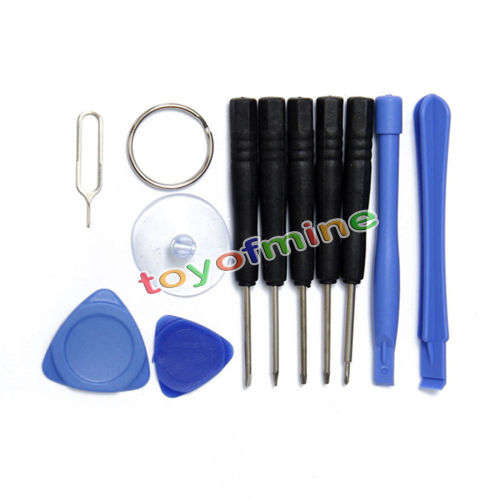 11 in 1 Opening Pry Repair Screwdrivers Tools kit set for cellphones and small tablets
