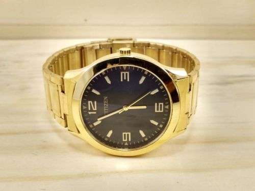 RARE VINTAGE MEN'S CITIZEN QUARTZ 42MM JAPAN MADE WRIST WATCH FOR GENTS WEAR