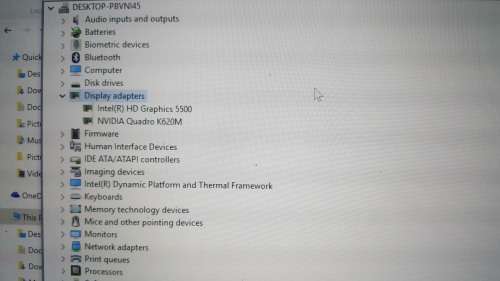 LENOVO W550s Core i7-5500U 12GB RAM 128SSD + 1TB HD 15.6FHD 2GB GRAPHICS