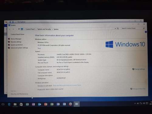 Acer Aspire E1-572  i5 4th Gen, 750GB HD and 4GB Ram