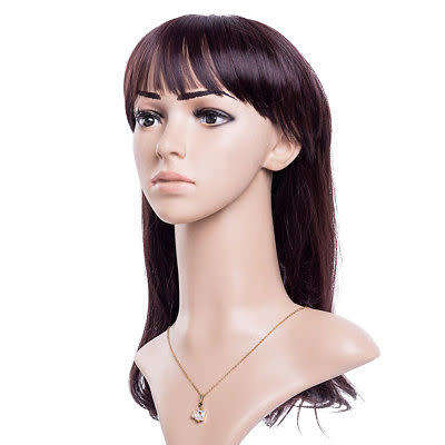 24k Crystal Pendant Womens Necklace Yellow Gold Filled