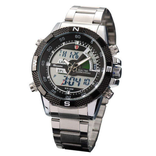 SHARK Men's LCD Digital Sport Watch Ref04