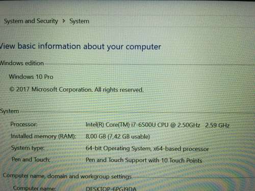Lenovo Yoga X1 i7 6th Generation 512 SSD HD and 8GB ram