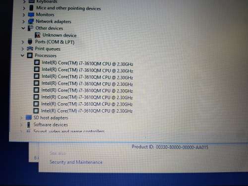 Dell latitude E5530 i7, 500gb, 8gb ram