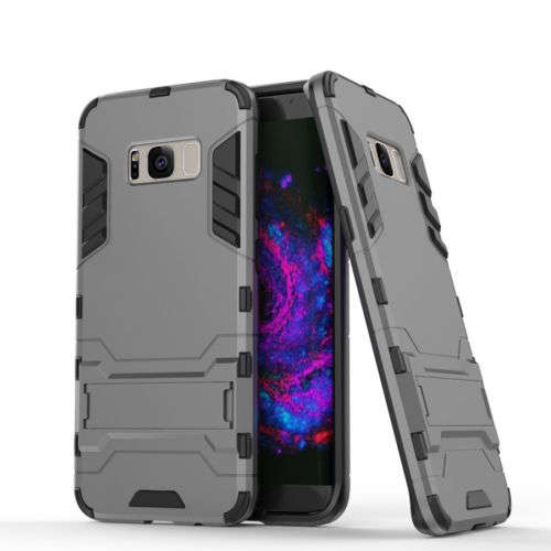 SAMSUNG GALAXY S8  Shockproof Hybrid Case Armor Cover - GRAY