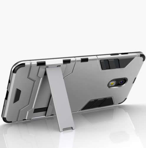 GALAXY J7  2017 Shockproof Armor Cover - SILVER