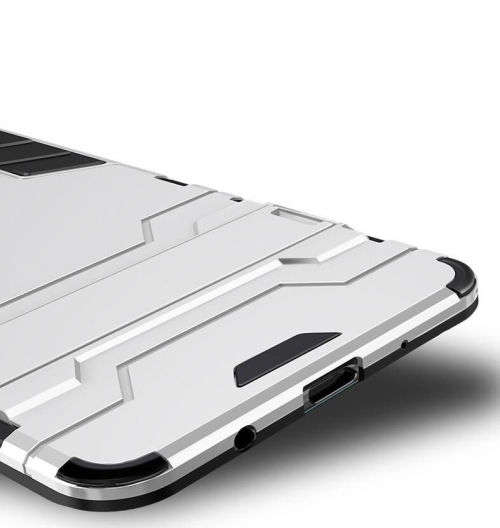 GALAXY J7  2017 Shockproof Armor Cover - SILVER