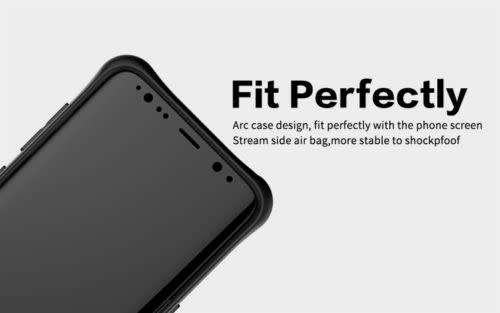 SAMSUNG GALAXY S7 EDGE Shockproof Hybrid Armor Rubber Case Cover - GRAY