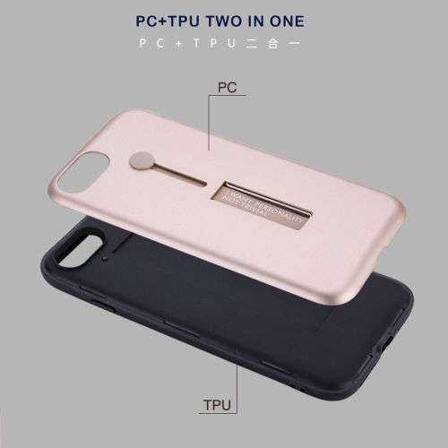 SAMSUNG GALAXY S8 Hybrid Case Kickstand Finger Strap Case Cover - GOLD