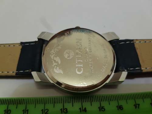 RARE VINTAGE MEN'S CITIZEN QUARTZ 42MM JAPAN MADE WRIST WATCH FOR GENTS WEAR