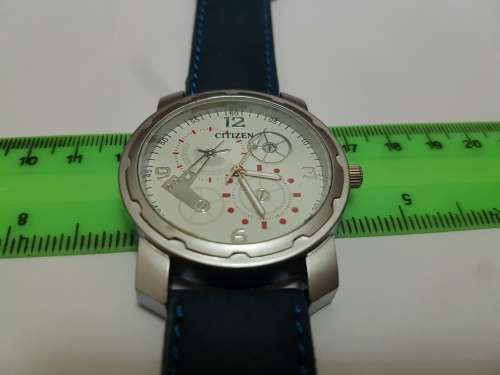RARE VINTAGE MEN'S CITIZEN QUARTZ 42MM JAPAN MADE WRIST WATCH FOR GENTS WEAR