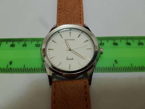 RARE VINTAGE MEN'S CITIZEN QUARTZ 42MM JAPAN MADE WRIST WATCH FOR GENTS WEAR