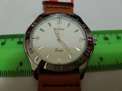 RARE VINTAGE MEN'S CITIZEN QUARTZ 42MM JAPAN MADE WRIST WATCH FOR GENTS WEAR
