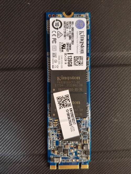 KINGSTON M2 SSD 128GB LIKE NEW