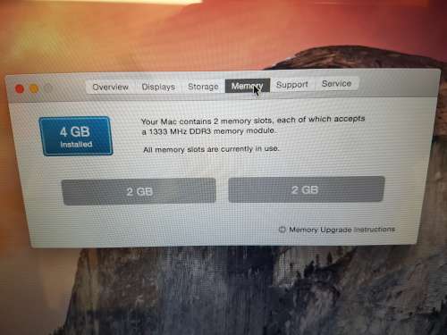 MacBook Pro Duo Core, 13inch 2009-2010 320GB HD and 4GB RAM