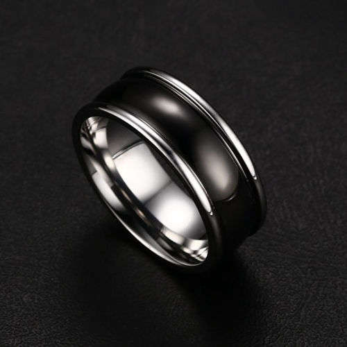 Stainless Steel Titanium Band Ring Wedding Engagement Size 10