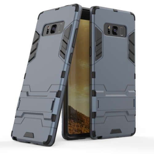 SAMSUNG NOTE 8 Slim Kickstand Hard Armor Case Cover - NAVY