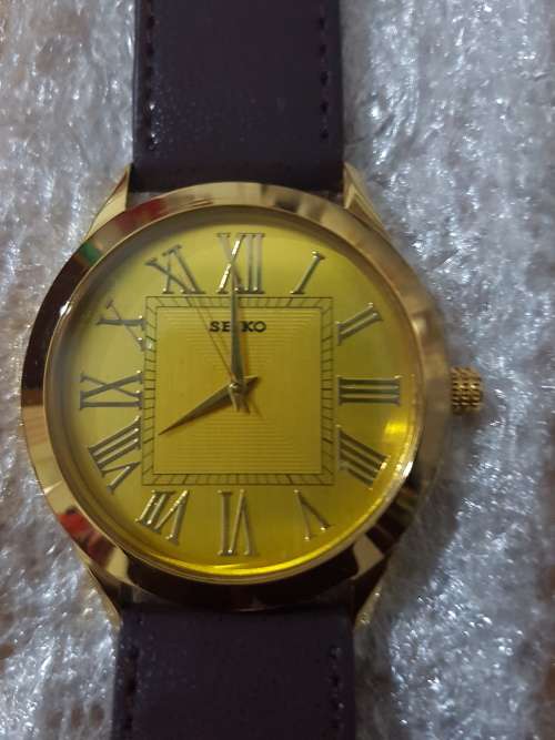 RARE VINTAGE MEN'S SEIKO QUARTZ 42MM JAPAN MADE WRIST WATCH FOR GENTS WEAR