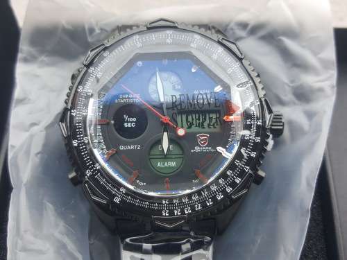 Shark Fashion Mens Quartz Military Sport Watch Ref56