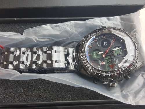 Shark Fashion Mens Quartz Military Sport Watch Ref56