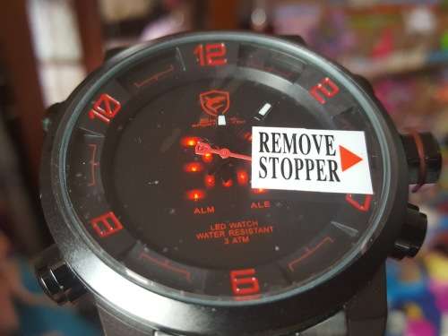 GENUINE Shark Fashion Mens LED Digital Quartz Military Sport Watch Ref63