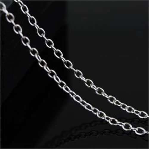 Butterfly Purple Crystal Rhinestone Silver Chain