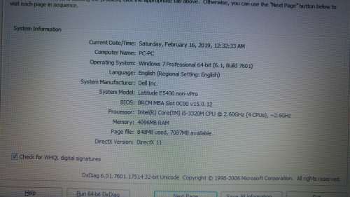 Dell latitude E5430 i5, 320gb and 4gb ram