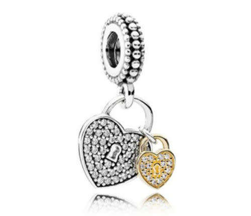 European Silver Charms Bead Pendant Fits Sterling Bracelet