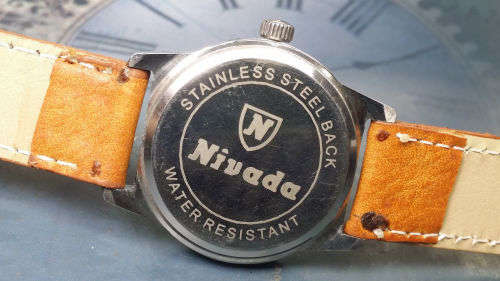 Vintage NIVADA Swiss Made Mechanical Handwinding Movement Mens  Watch