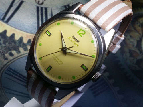 VINTAGE HMT PILOT WINDING INDIAN MEN'S WATCH - NOT WORKING