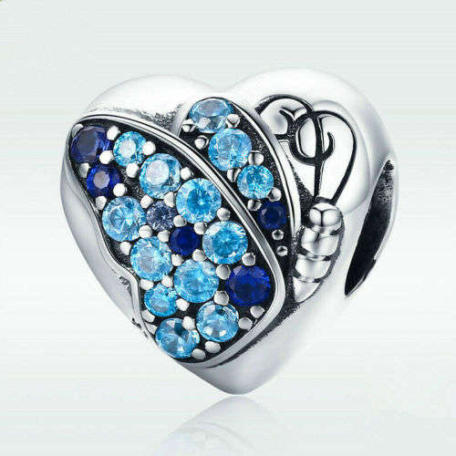 1pcs Silver European Charm Beads Fit 925 Necklace Bracelet Pendant Chain