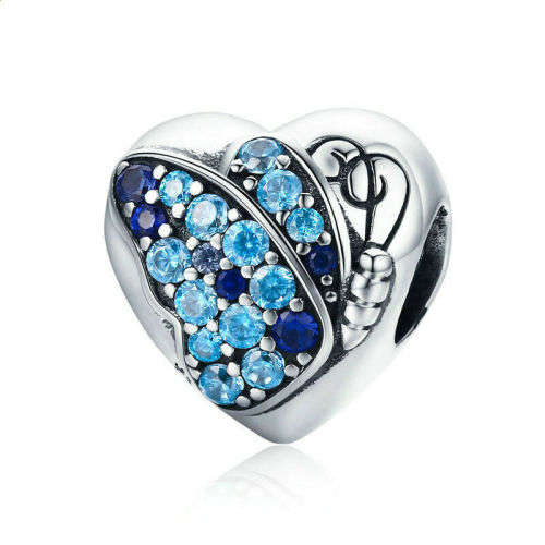 1pcs Silver European Charm Beads Fit 925 Necklace Bracelet Pendant Chain