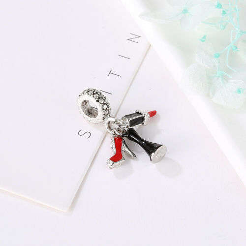 1pcs Silver European Charm Beads Fit 925 Necklace Bracelet Pendant Chain