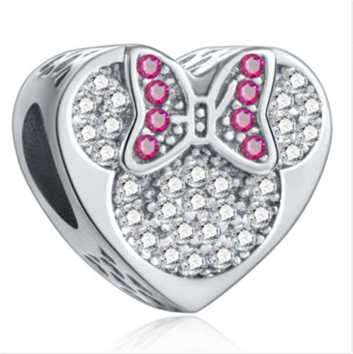 1pcs Silver  European Charm Beads Fit 925 Necklace, Bracelet Pendant Chain