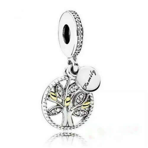 1pcs Silver  European Charm Beads Fit 925 Necklace, Bracelet Pendant Chain