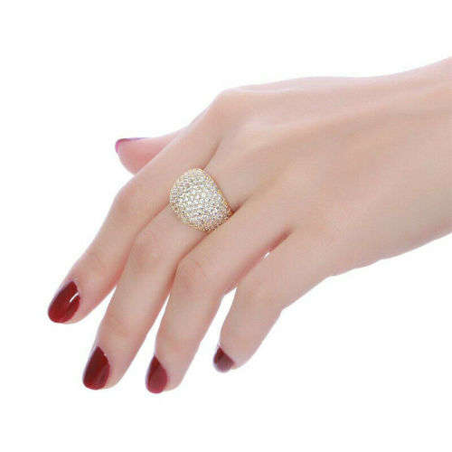 Silver Blue Gemstone Ring Wedding Fine Jewelry Size 7