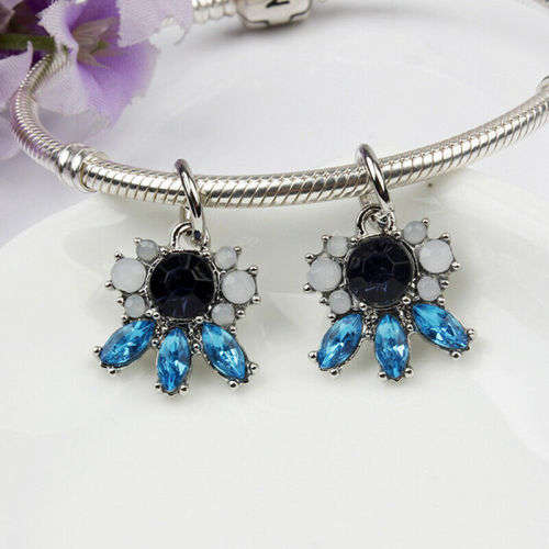 1pcs Silver European Charm Beads Fit 925 Necklace Bracelet Pendant Chain