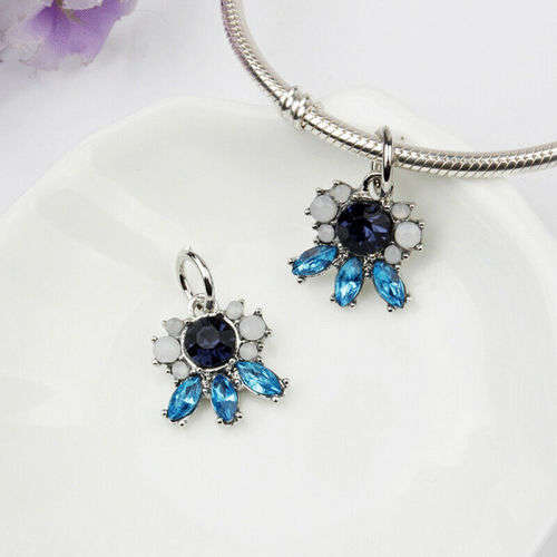 1pcs Silver European Charm Beads Fit 925 Necklace Bracelet Pendant Chain