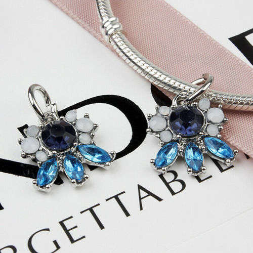 1pcs Silver European Charm Beads Fit 925 Necklace Bracelet Pendant Chain