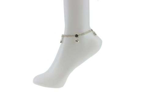 Fashion Jewelry Silver Plated Payal double layer Elegant Ankle