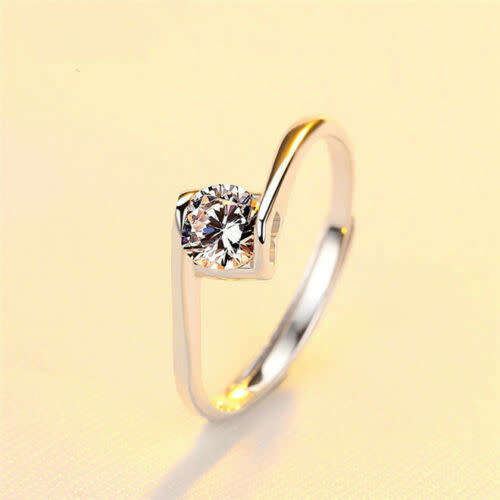 White Gold Filled Lovely Wedding Ring Size 10