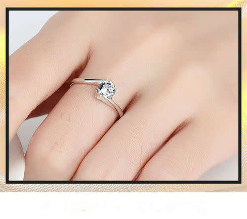 White Gold Filled Lovely Wedding Ring Size 10