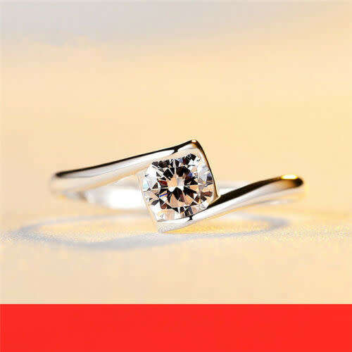 White Gold Filled Lovely Wedding Ring Size 10