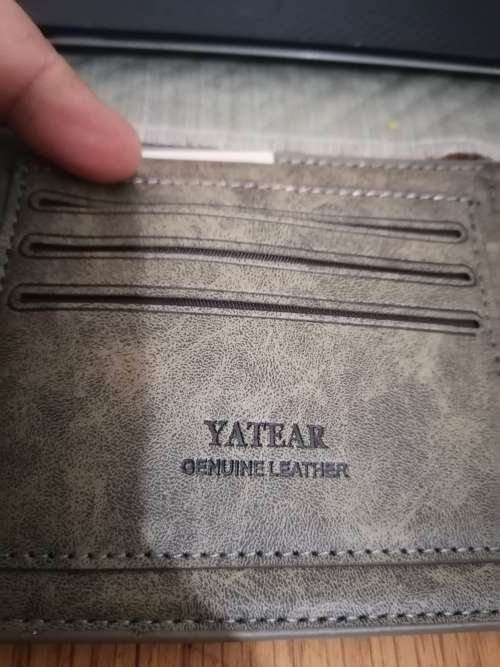 Wallet for Men, Hight Quality, Yatear Gray Mens Wallet
