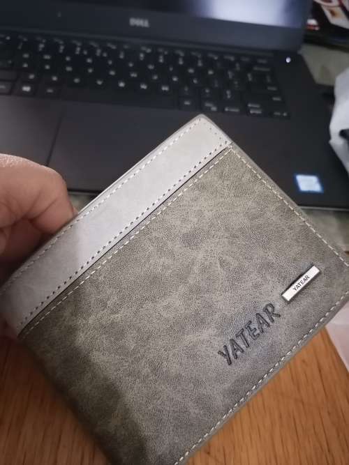 Wallet for Men, Hight Quality, Yatear Gray Mens Wallet