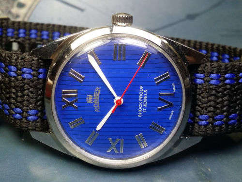 Vintage ROAMER Swiss Made Mechanical Handwinding Movement Watch - Ref12