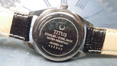 Vintage TITUS Swiss Made Mechanical Handwinding Movement Watch - Ref15