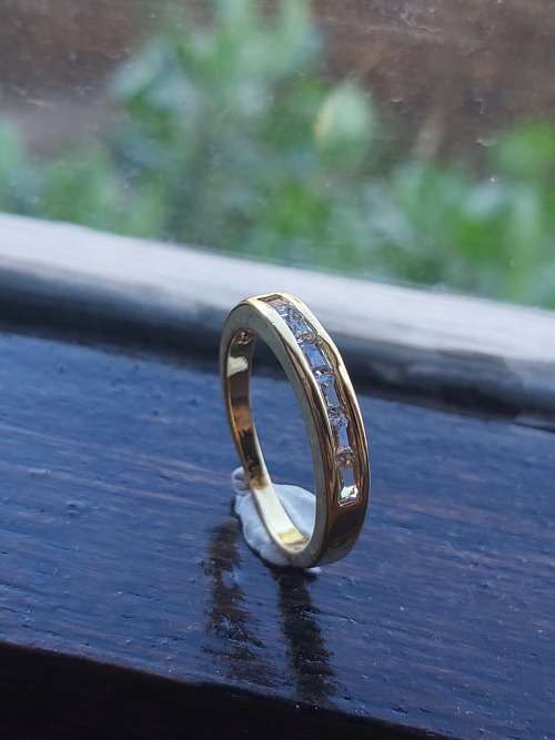 18k Yellow Gold filled  - 18K Gold Bonded  ring Size 7