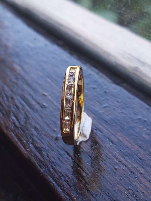 18k Yellow Gold filled  - 18K Gold Bonded  ring Size 7